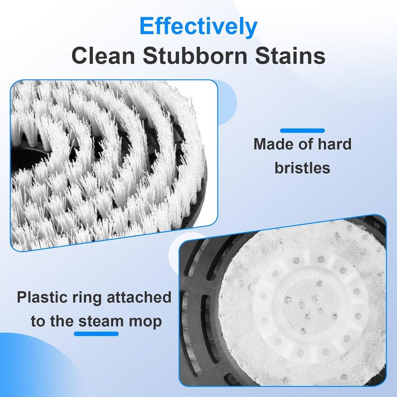 Sinnya 2 Pack Newly Upgraded Steamer Pads Replacement for S8201 S8001 S7001 S7201 S7005 Fit for Shark Steam and Scrub Mop, Steam & Scrub All-in-One Scrubbing Mop, Deeply Clean All Kinds of Ffloors - Image 4